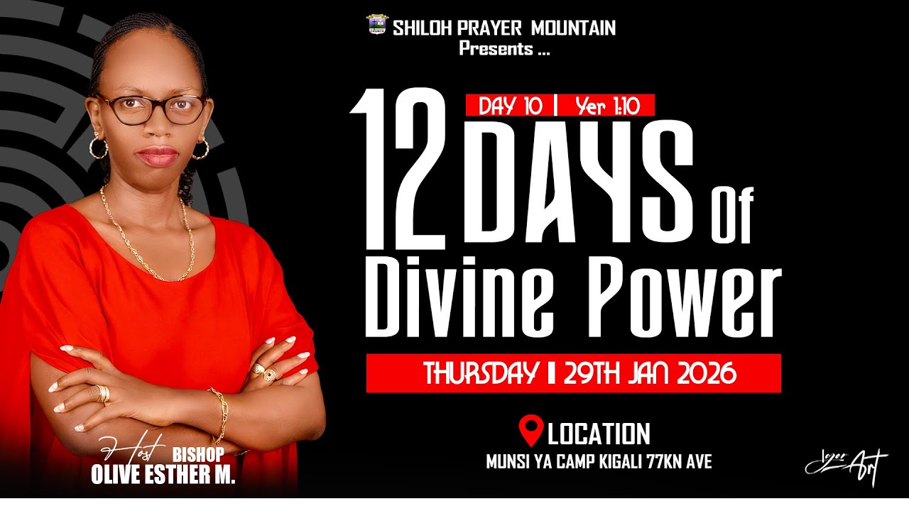 🔴LIVE:10TH DAY OF PRAYER OF 12DAYS OF DIVINE POWER WITH BISHOP OLIVE ESTHER MUREKATETE //29 -01-2026