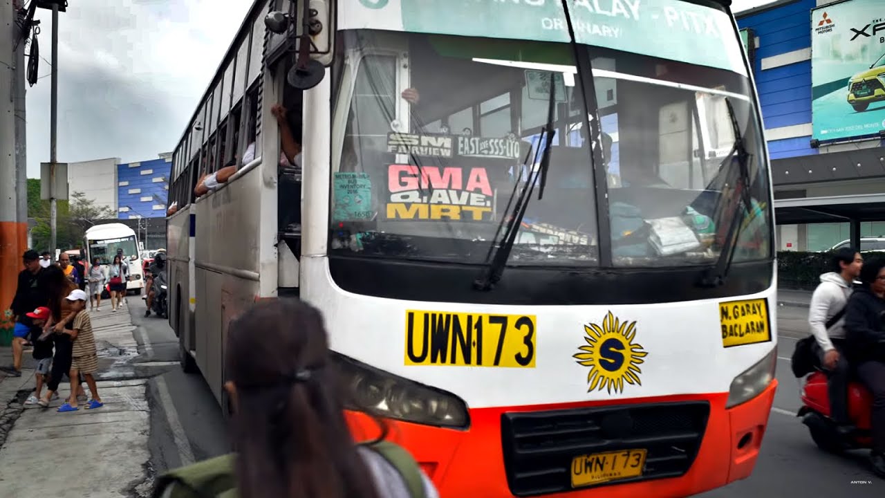Philippines, Ordinary fare bus ride from SM SJDM to KAMUNING MRT station