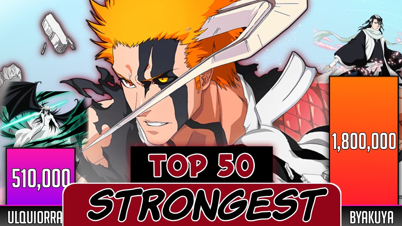Top 50 Strongest Bleach Characters power Levels | Bleach power Levels - SP Senpai 🔥