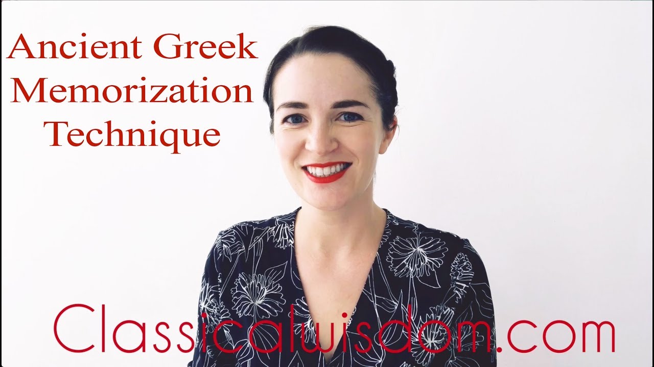 Ancient Greek Memorization Technique