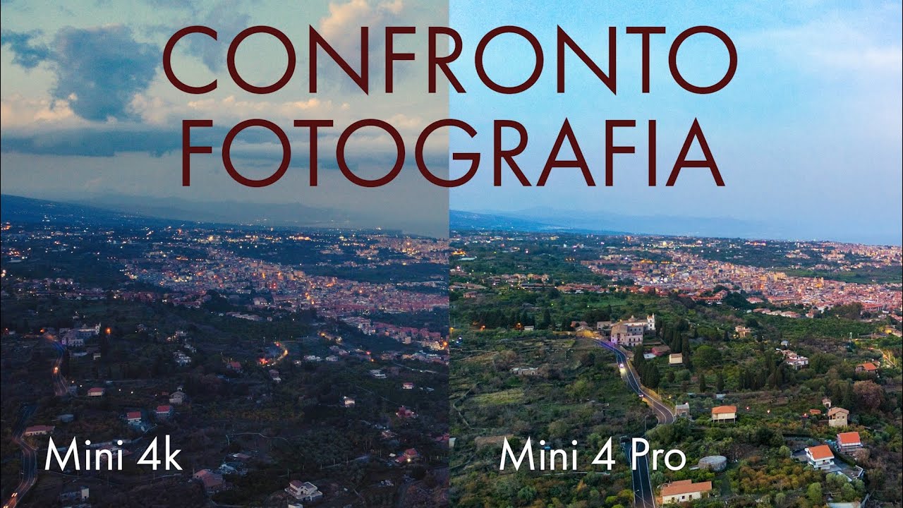 DJI Mini 4k vs MINI 4 Pro - Confronto Fotografia