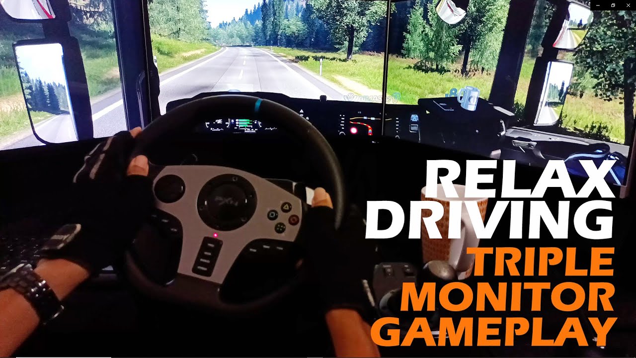 RELAX DRIVING | EURO TRUCK SIMULATOR 2 | PXN V9 STEERING GAMEPLAY