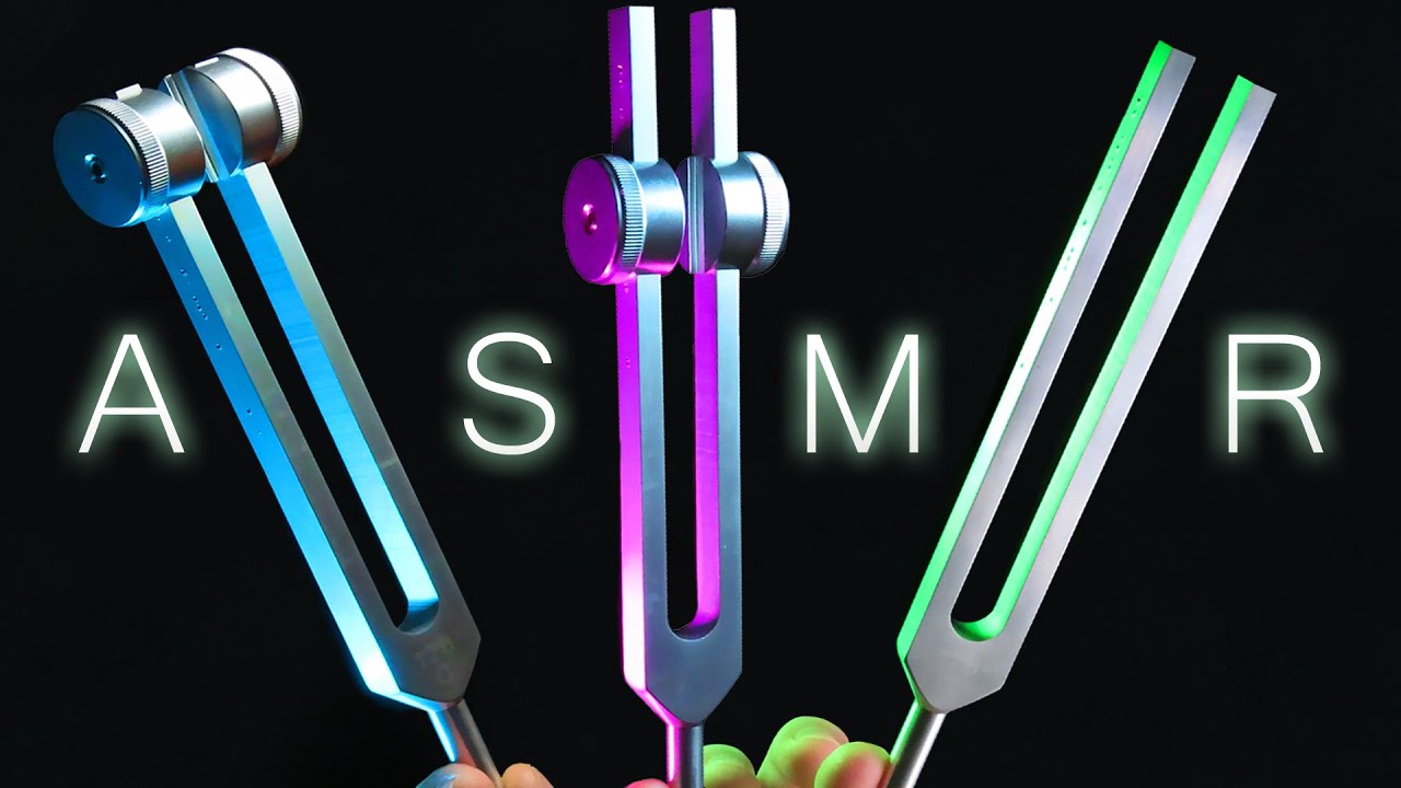 TRIPLE ASMR TUNING FORK VIBRATIONS - Tri-Tones for Deep Sleep & Mental Calming (No Talking)