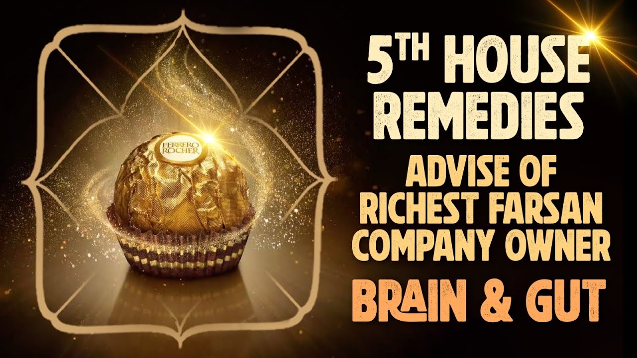 5th house remedies and yoga ! Advise of richest Farsan company owner , Brain 🧠 & Gut 