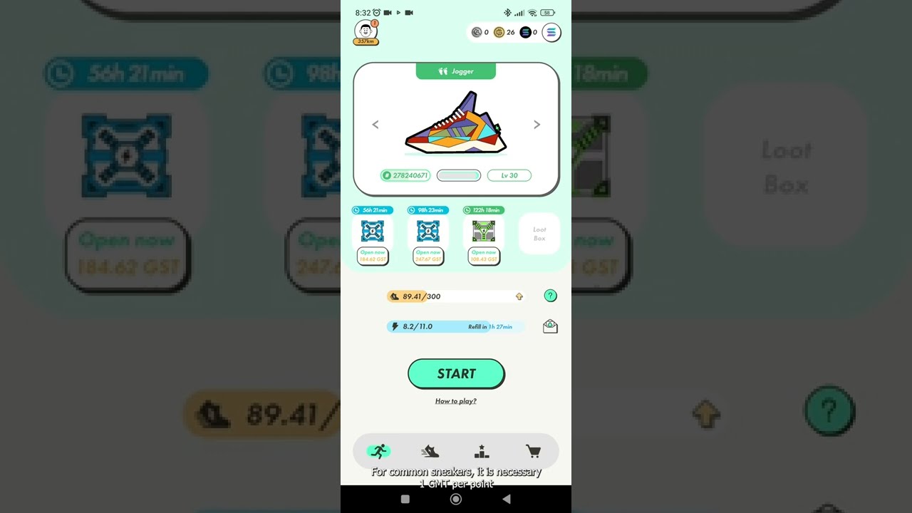 STEPN   Tutorial Redistribui&ccedil;&atilde;o de Pontos de Atributo