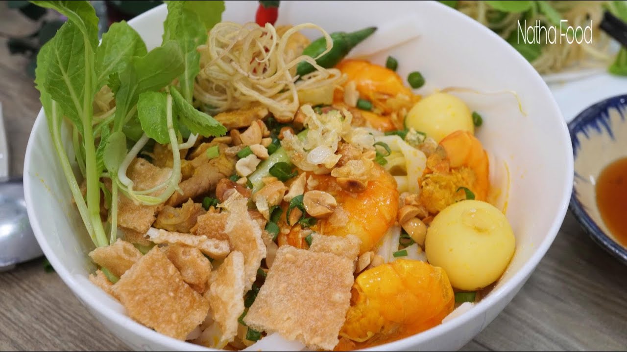 Mì Quảng Phú Chiêm, chia sẻ cách nấu của các cụ ngày xưa chuẩn vị thơm lừng || Natha Food