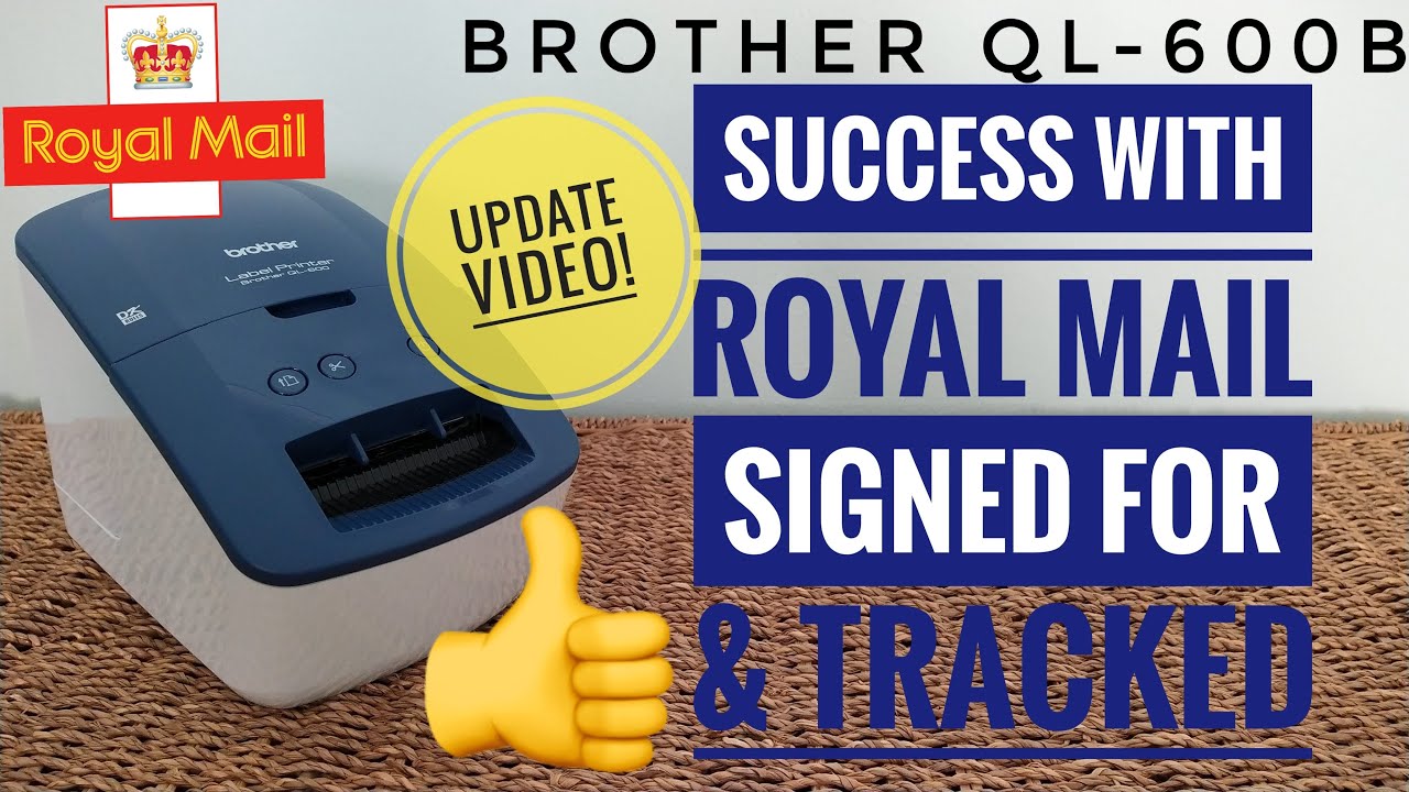 Как использовать термопринтер Brother QL-600 для почтовых этикеток с QR-кодом/штрихкодом Royal Mail