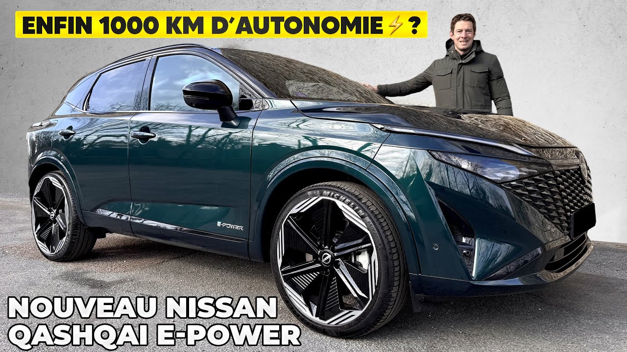Essai Nissan Qashqai e-Power 2025 – Enfin 1 000 KM d’AUTONOMIE en électrique ?