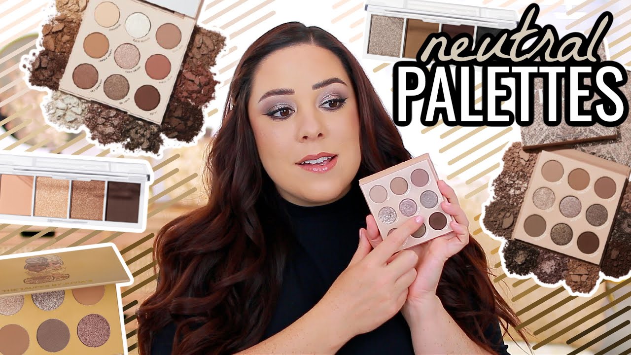 BEST NEUTRAL EYESHADOW PALETTES! GO-TO EVERYDAY PALETTES