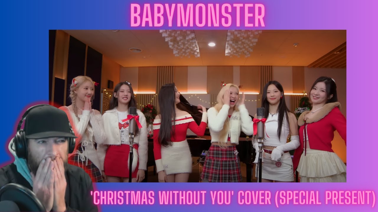 BABYMONSTER - 'Christmas Without You' COVER (SPECIAL PRESENT) MUSIC VIDEO REACTION!