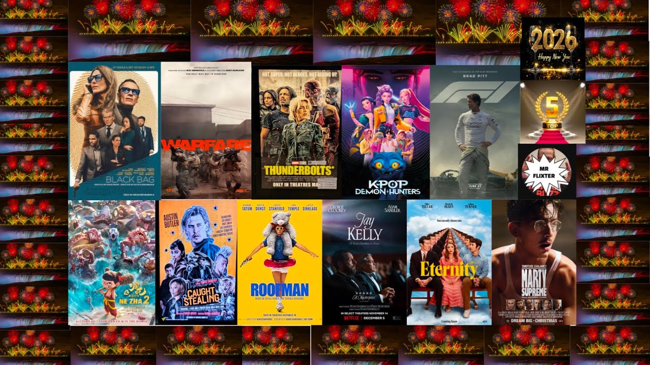 Top 5 Best Non Horror Movies of 2025 by MR FLIXTER