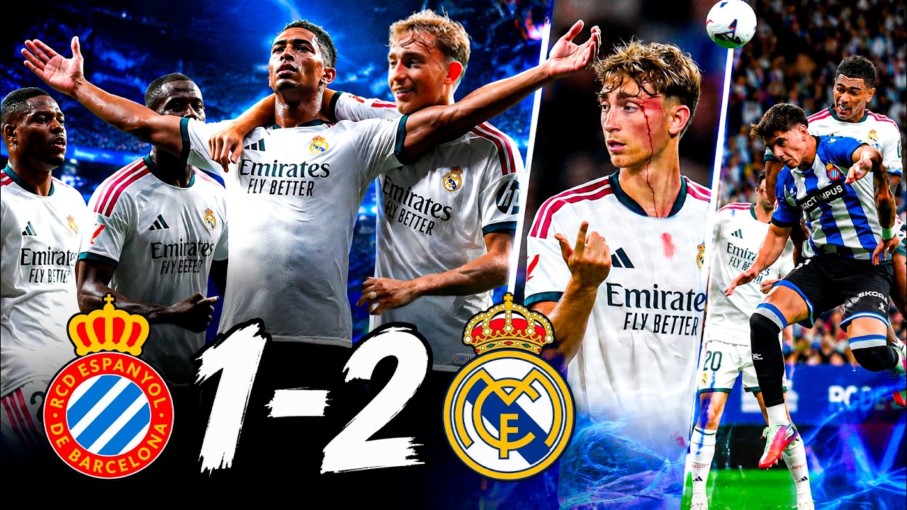 EL MADRID SE SALVA EN EL 90'&hellip; GOL de ESP&Iacute; en su DEBUT | ESPANYOL 1-2 REAL MADRID