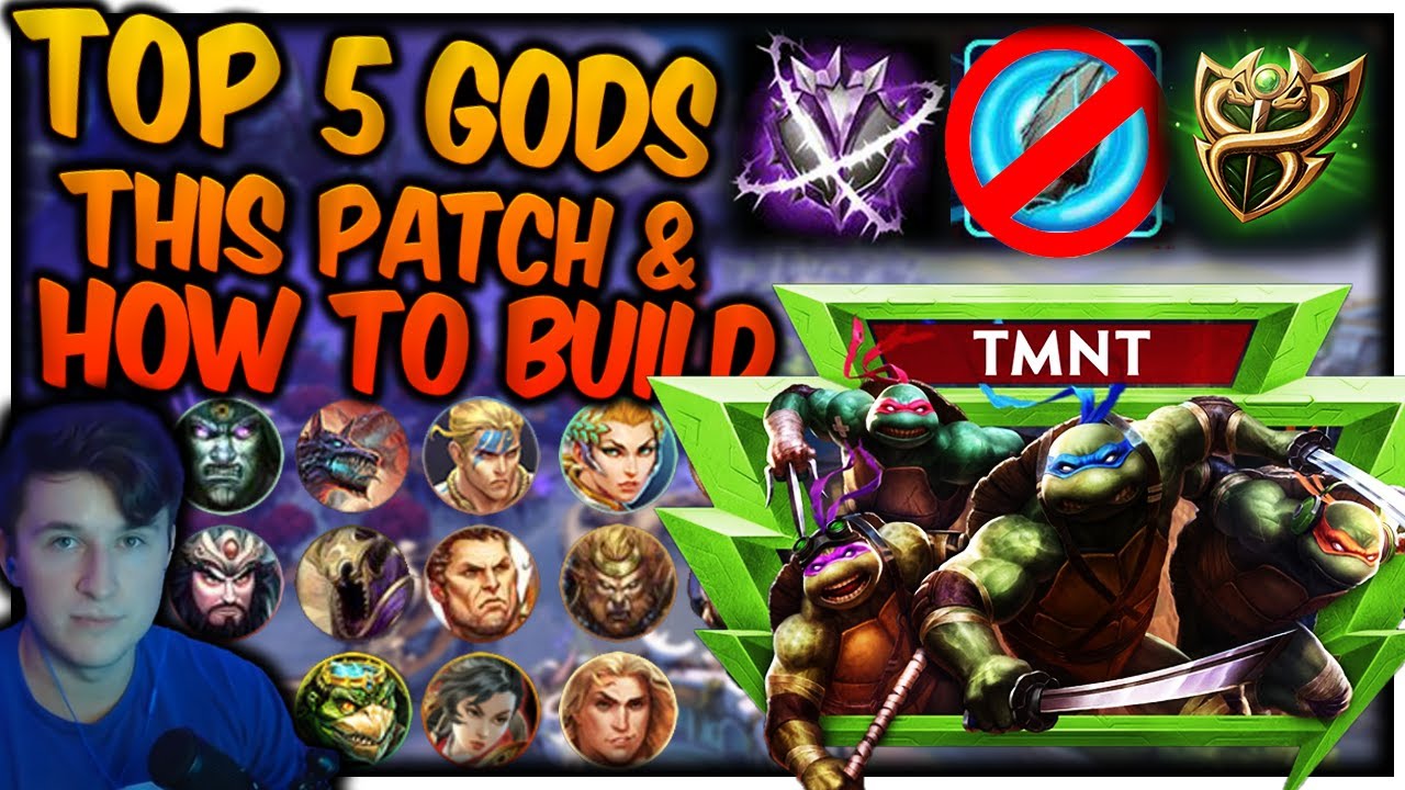 TOP 5 SOLO GODS & HOW TO BUILD THEM TO CLIMB RANKED!