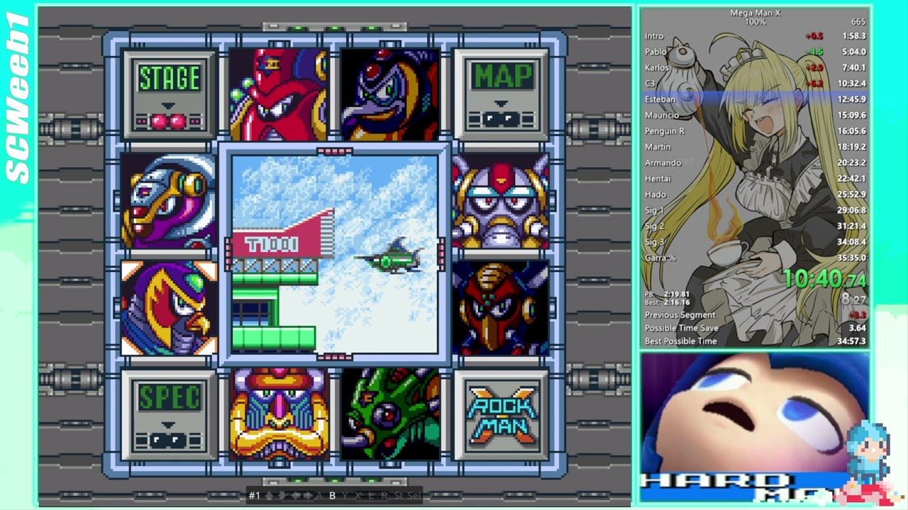 Mega Man X 100% Speedrun in 35:30 [Snes9x v1.63]