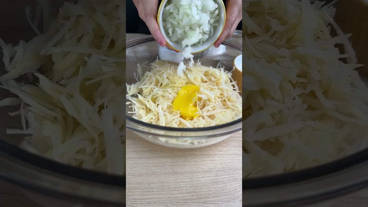 I have never eaten such delicious potato pancakes.