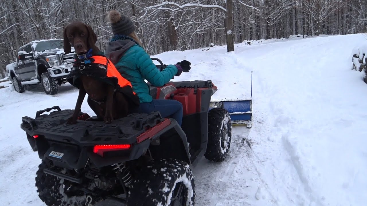 My Drivers POV Snow Plowing DRIVEWAY | 66