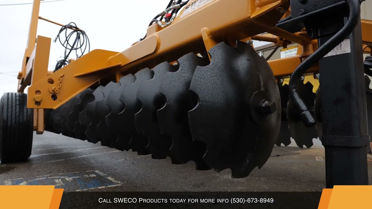 SWECO 610L End Tow Wheel Type Offset Disc Harrow