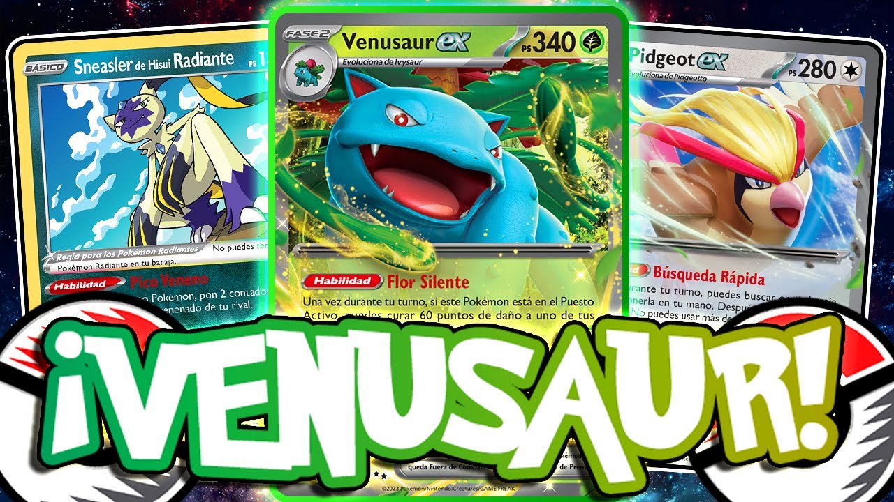 VENUSAUR EX es un TANQUE INCREÍBLE!/ Análisis y gameplay! #pokémon #pokemontcg #pokémonlive
