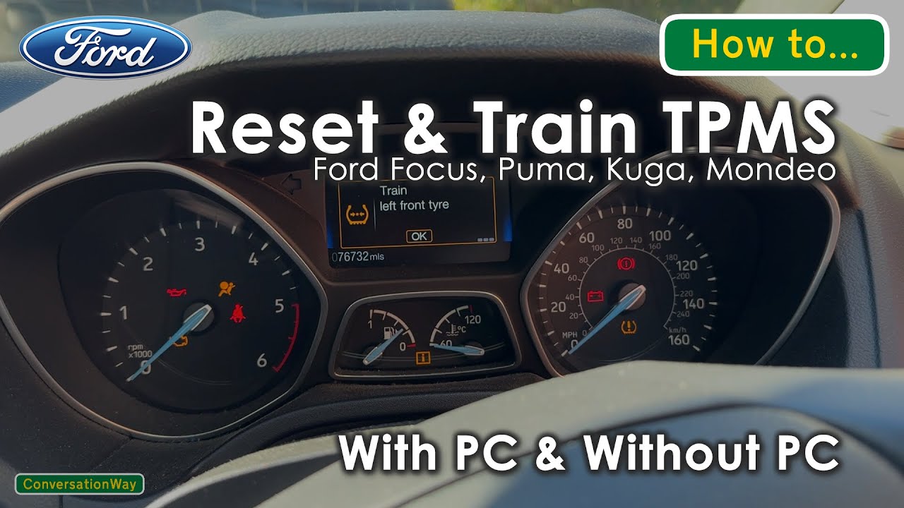How to Relearn & Reset TPMS on Ford (Focus & Other 2015-2019 Models) - ConversationWay