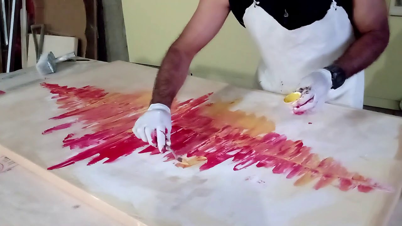 VEJA COMO FICOU ESSE QUADRO ABSTRATO