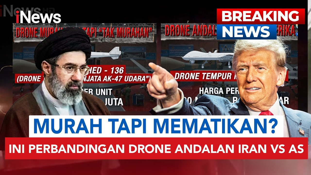 Intip Perbandingan Harga Drone Andalan AS vs Iran, Siapa Lebih Canggih? | BREAKING NEWS