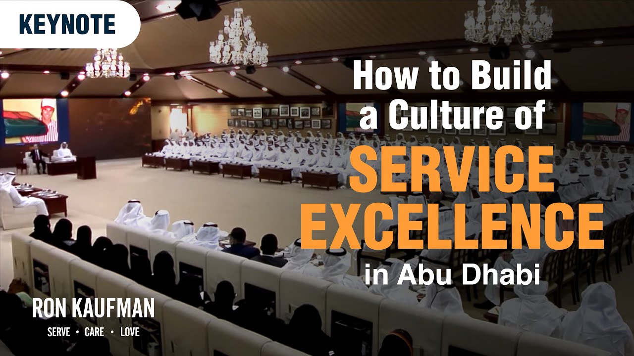 Ron Kaufman Keynote Speech: How to Build a Culture of Service Excellence