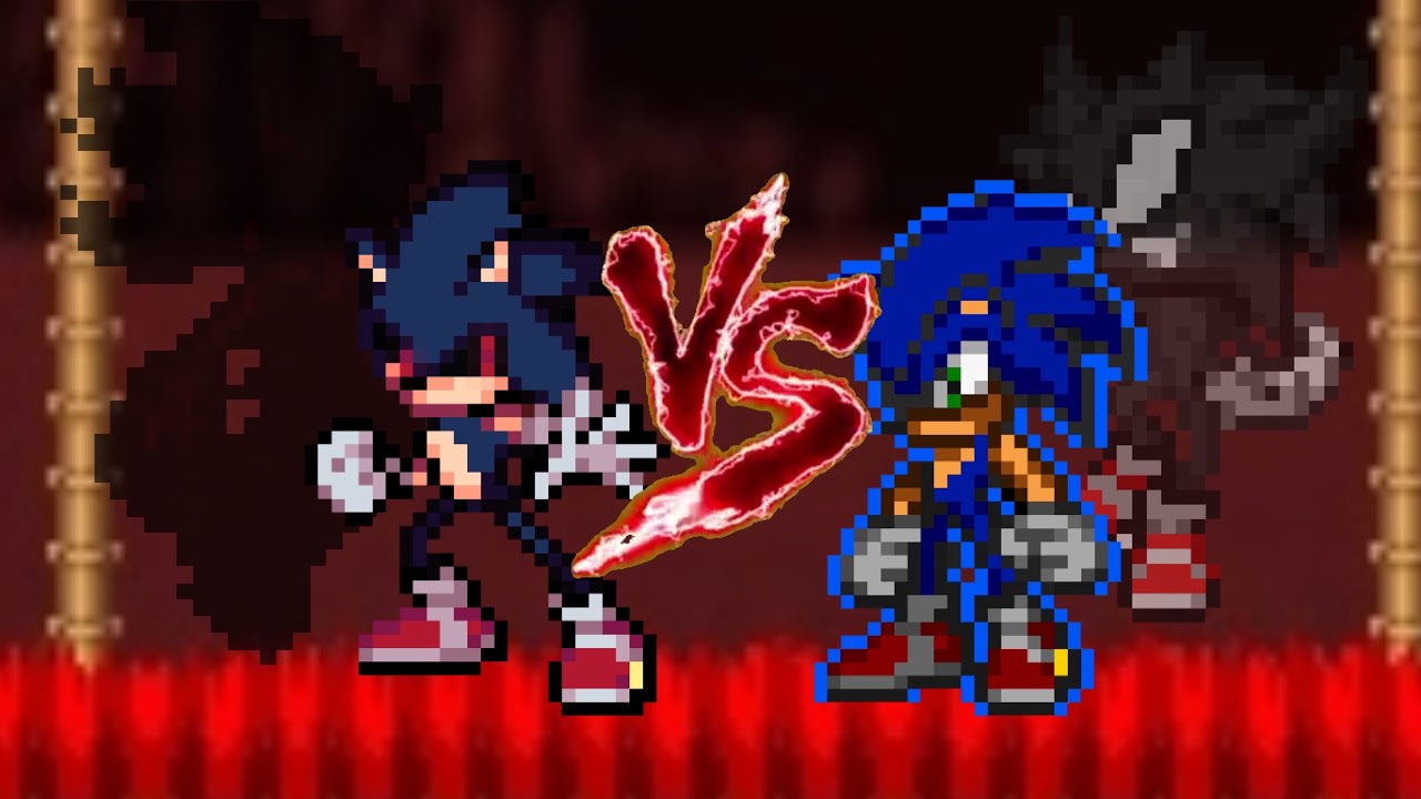 Dark Sonic vs Sonic exe