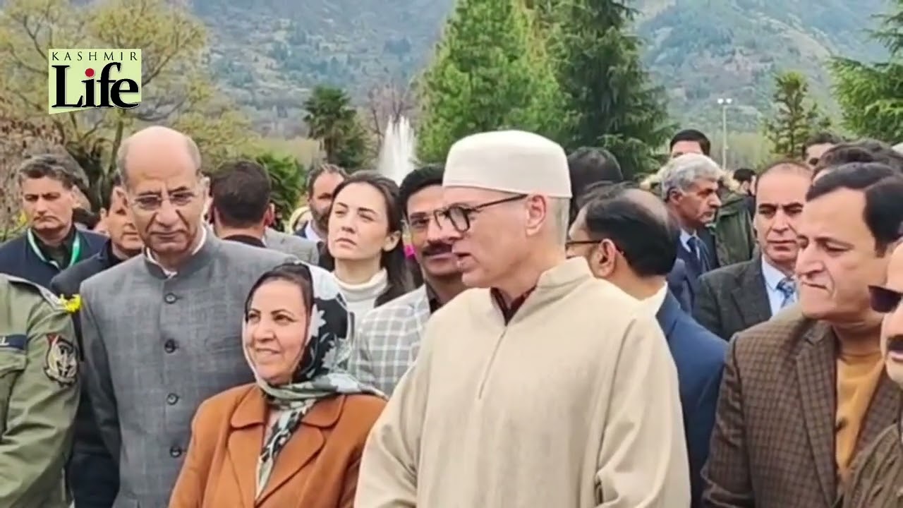 CM Omar Abdullah Optimistic as Tulip Garden Opens, Hopes for Tourism Revival