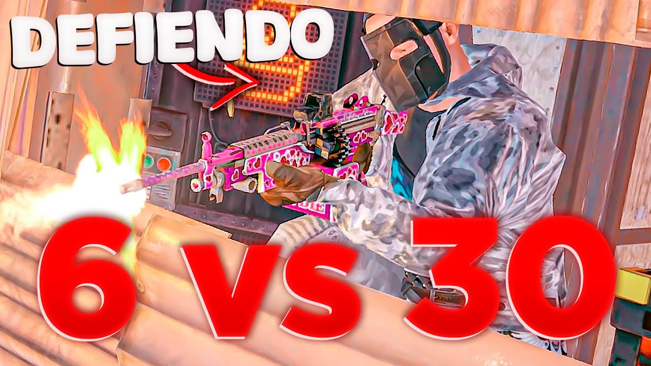 Asi DEFIENDO un RAIDEO de +500 ROCKETS contra una ZERG de 30 players