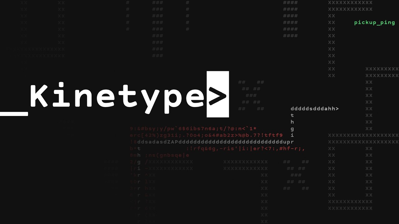 Kinetype | Wishlist Now on Steam!!