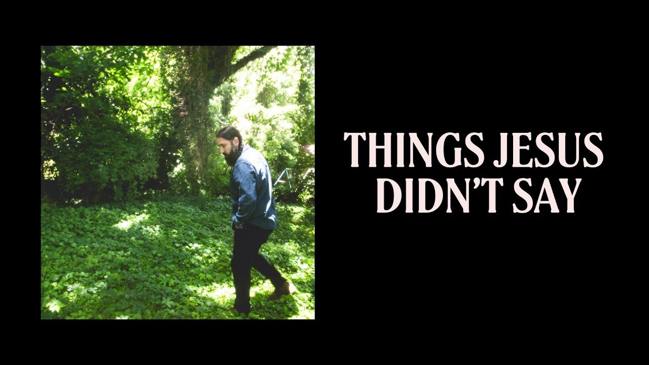 Ron Pope | Things Jesus Didn't Say (Official Lyric Video)