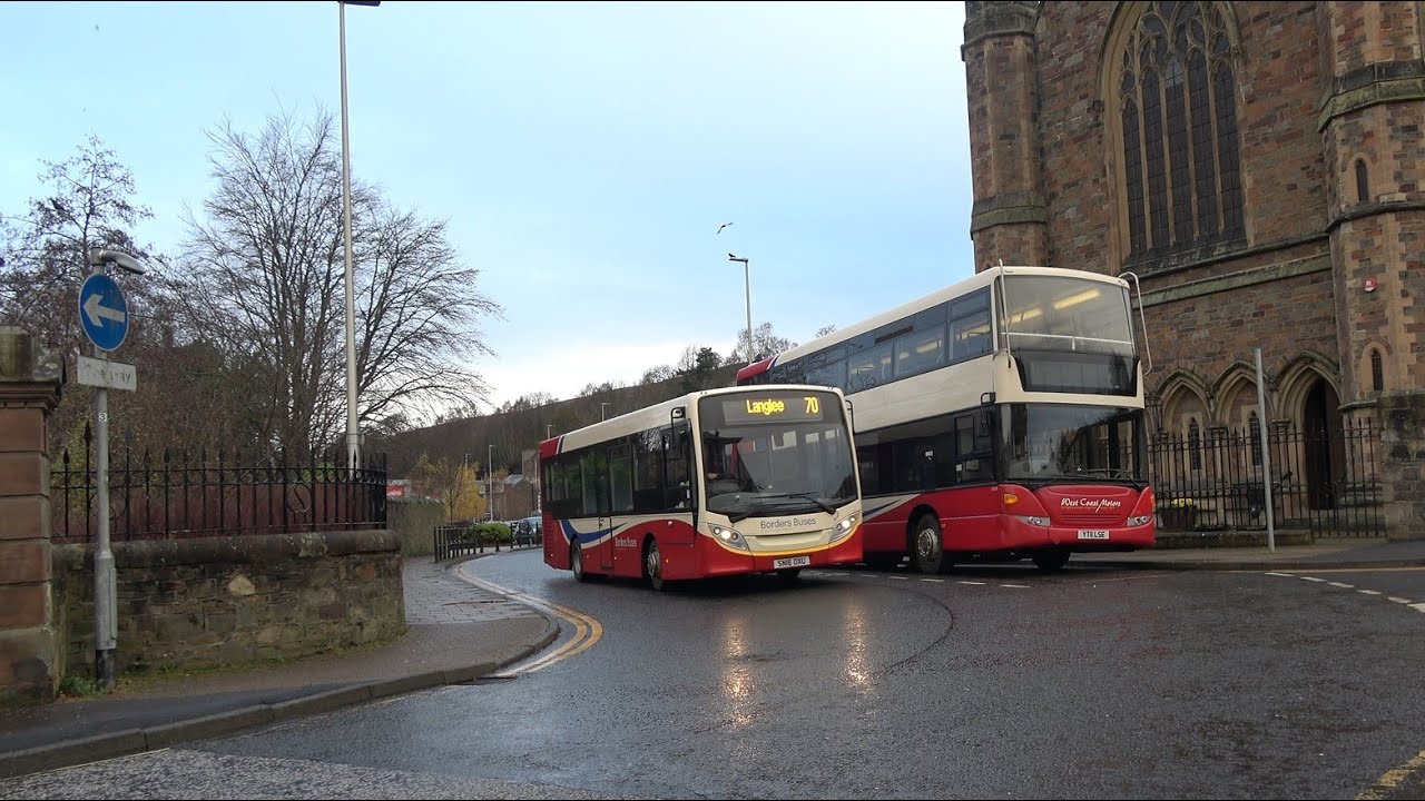 Buses in Galashiels and Peebles