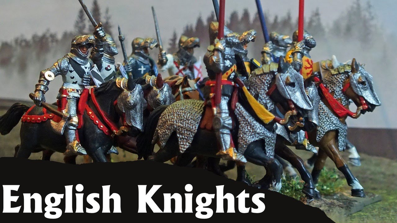 English HYW Mounted Knights - SHOWCASE (Perry Miniatures)