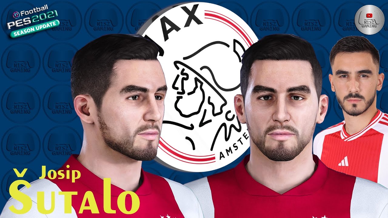 Josip Sutalo Face PES 2021 PES 2020 Ajax Amsterdam | NISZ Gaming