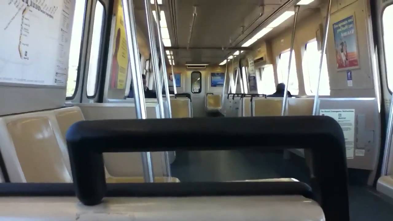 MARTA Gold Line Train From East Point to Lakewood/Ft.Mcpherson Station