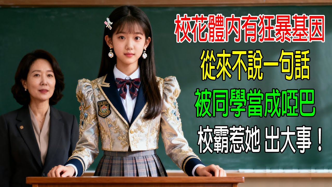 校花體內有狂暴基因，從來不說一句話，被同學當成啞巴，校霸招惹她，出了大事！