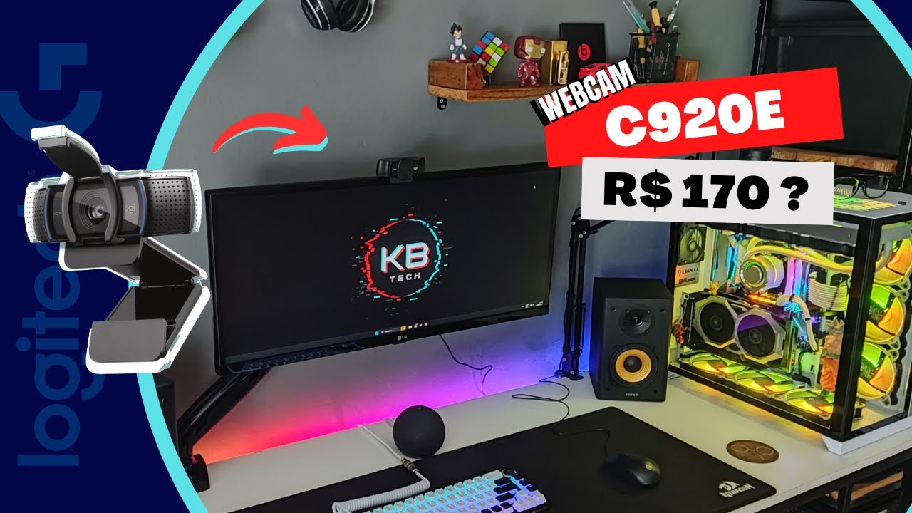 Comprei uma WEBCAM C920e por R$ 170 na OLX. Valeu a pena ?