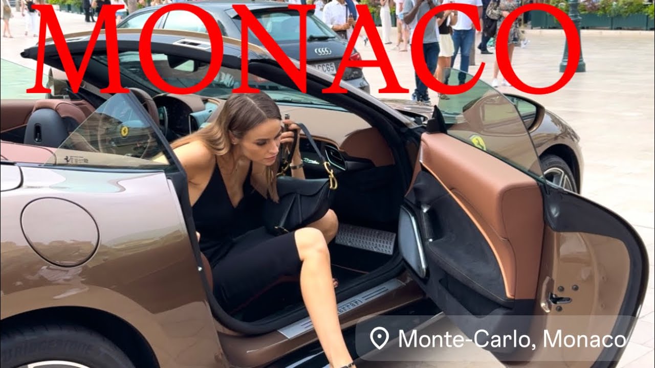 MONACO HOME OF BILLIONAIRES🏦 BEST LADY LIFESTYLE 🔥#billionaires #monaco #supercars 