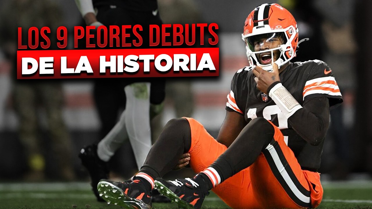 Los 9 DEBUTS más DESASTROSOS en la NFL