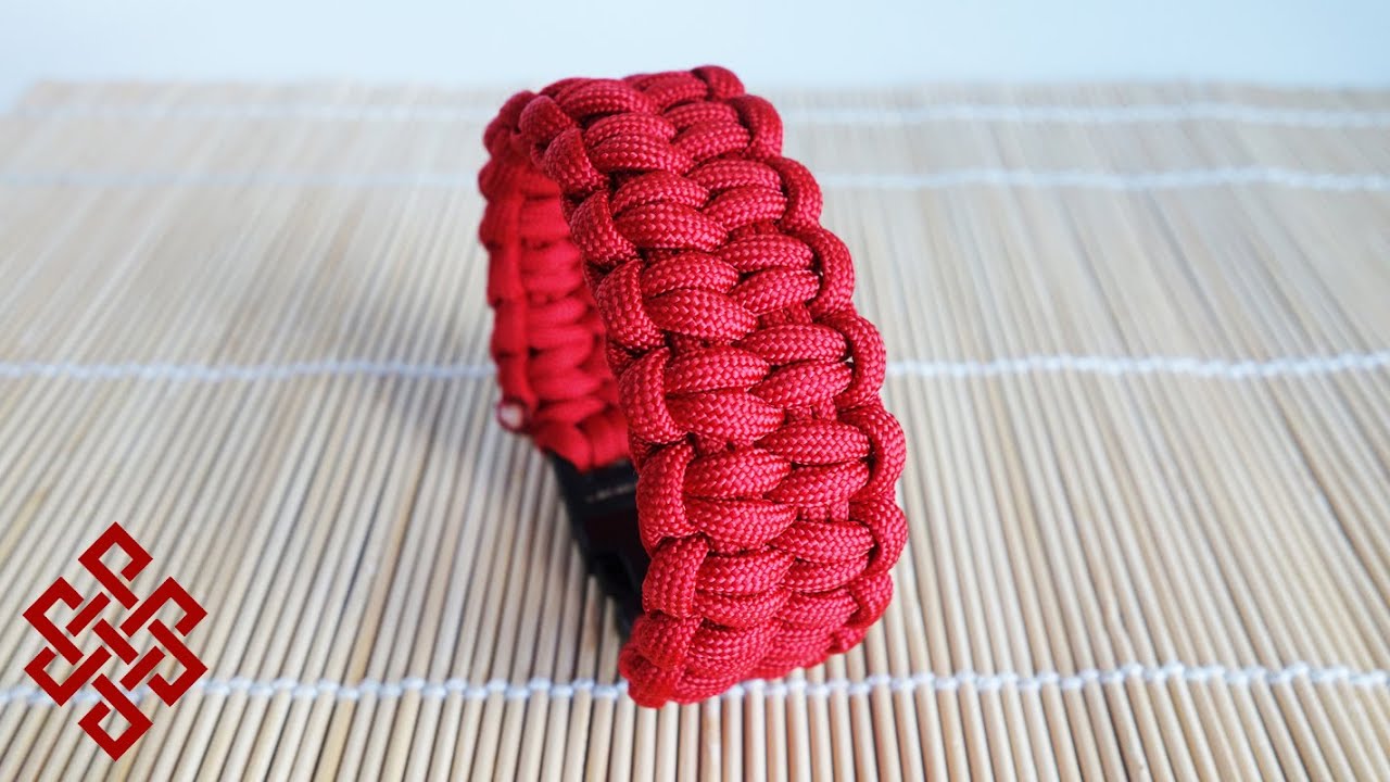 How to Make a Blaze Bar Paracord Bracelet Tutorial