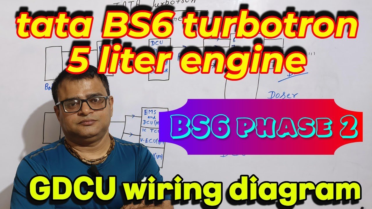 tata bs6 phase 2 turbotron 5 liter engine || gateway domain controller unit wiring diagram || gdcu