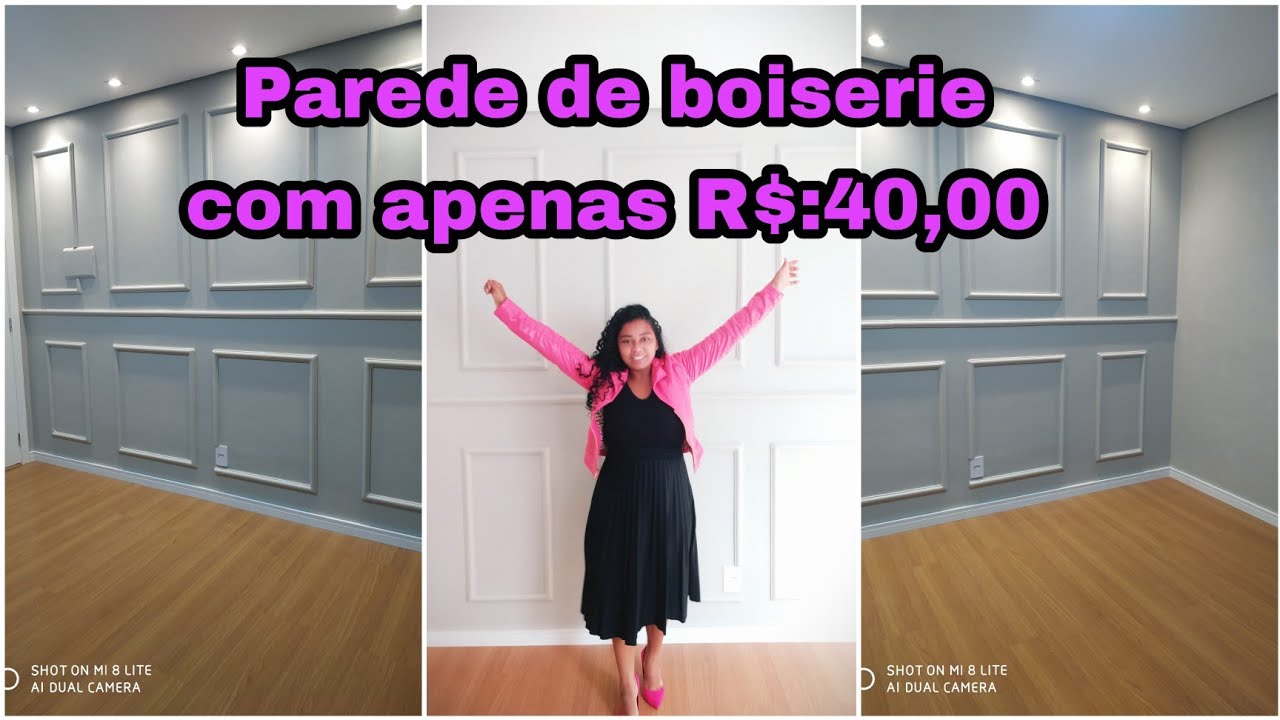 como fazer BOISERIE com apenas  R$:40,00 Reais