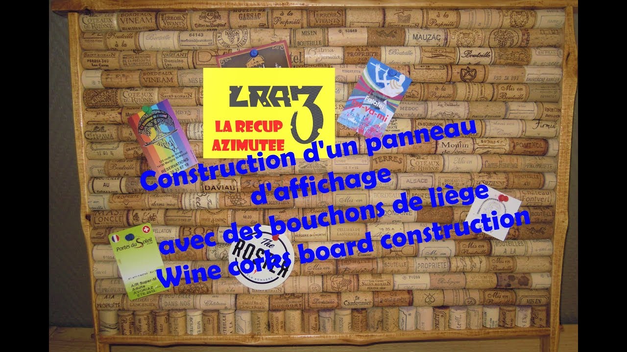 Panneau bouchons de liège / Wine corks board