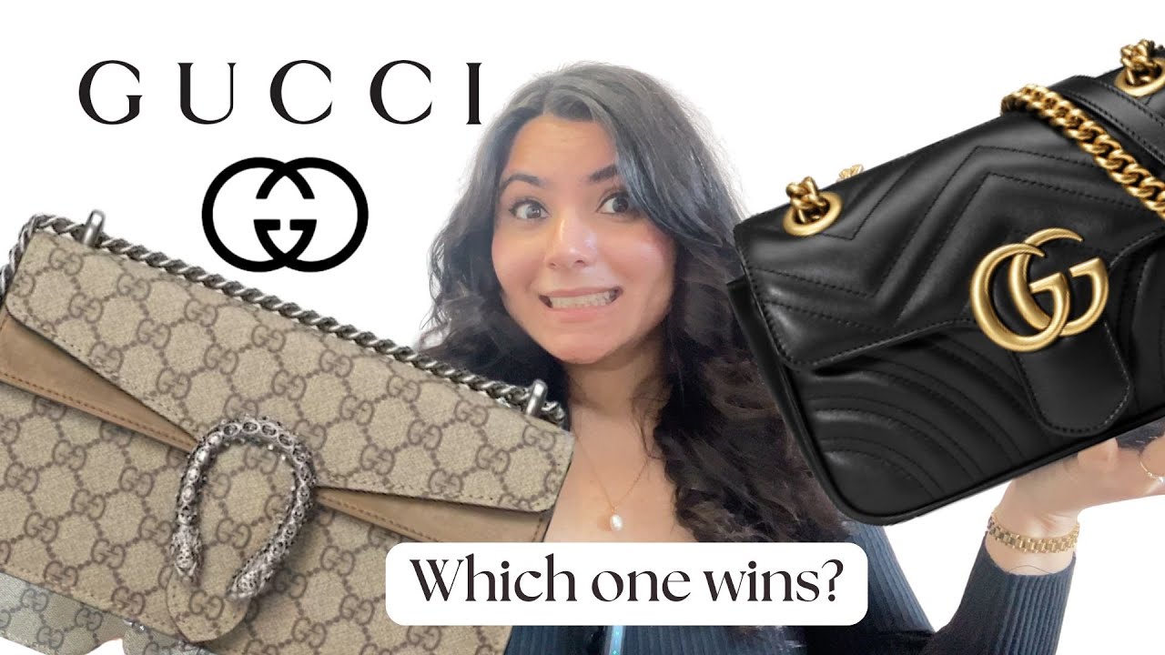 Какая сумка Gucci окажется выгодной в долгосрочной перспективе? | Gucci Marmont против Dionysus |...