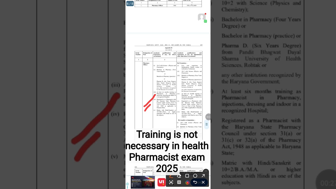 Training is not necessary for hssc health Pharmacist exam 2025#pharmacistexam2025#hsscexam