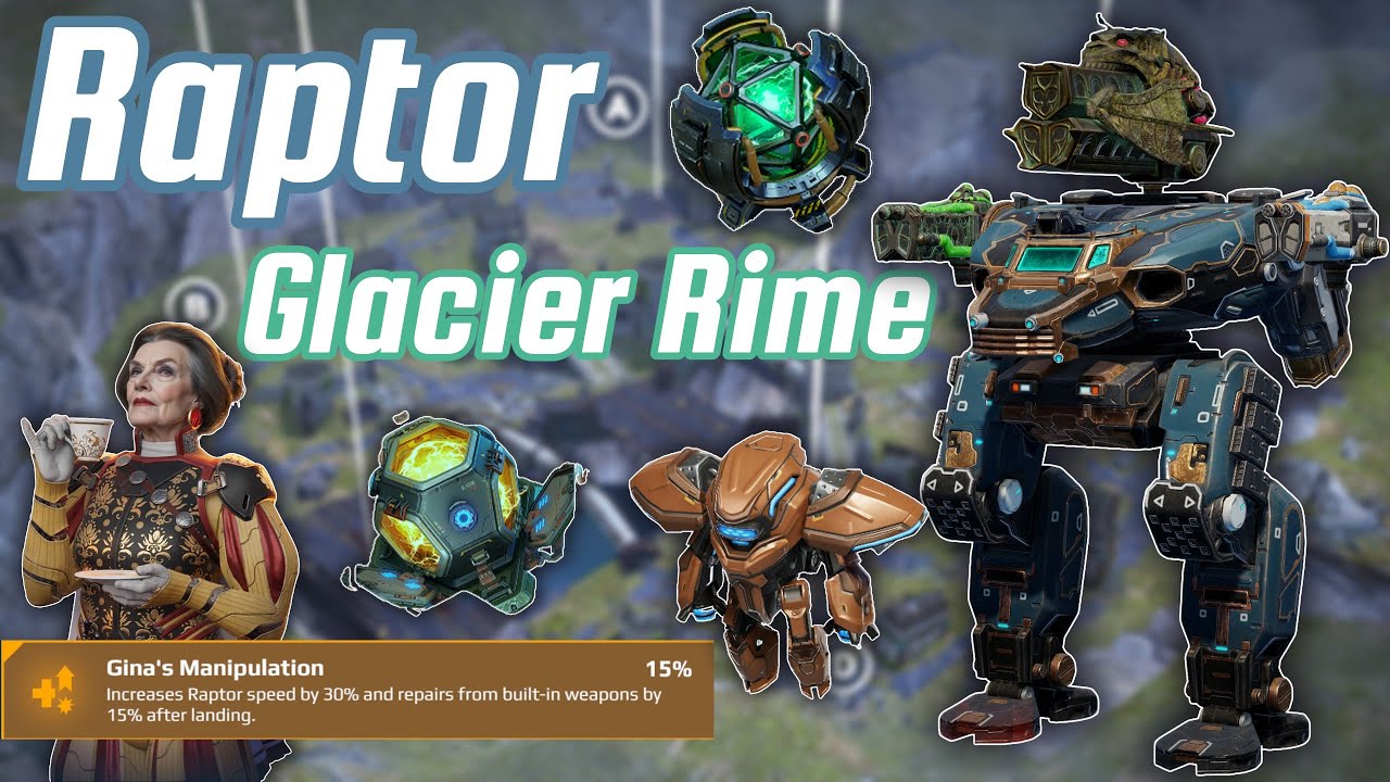 Raptor - Glacier Rime | FTP Frosty Tank | War Robots