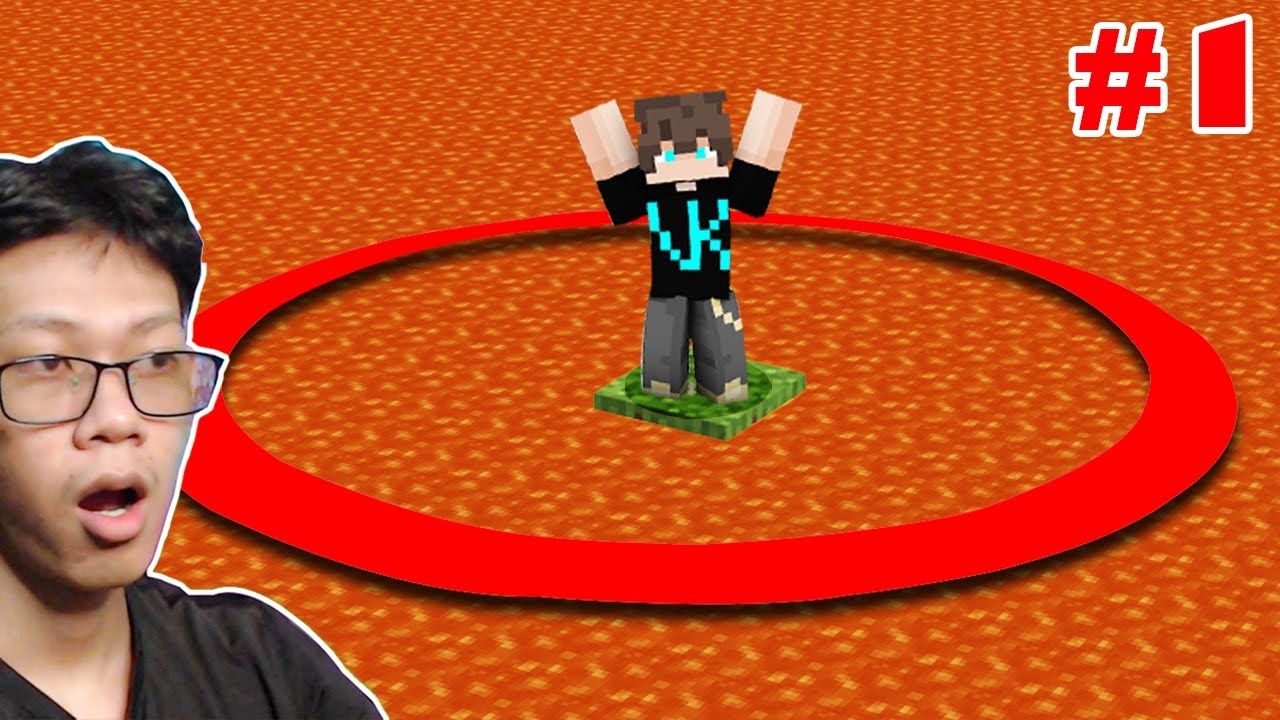Minecraft ប៉ុន្តែខ្ញុំត្រូវជាប់លើដីមួយដុំដែលនៅជុំវិញពោពេញទៅដោយ Lava !!!! #Ep1