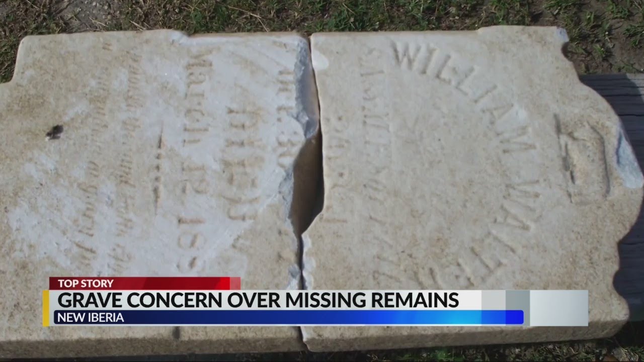 Grave concern over missing remains