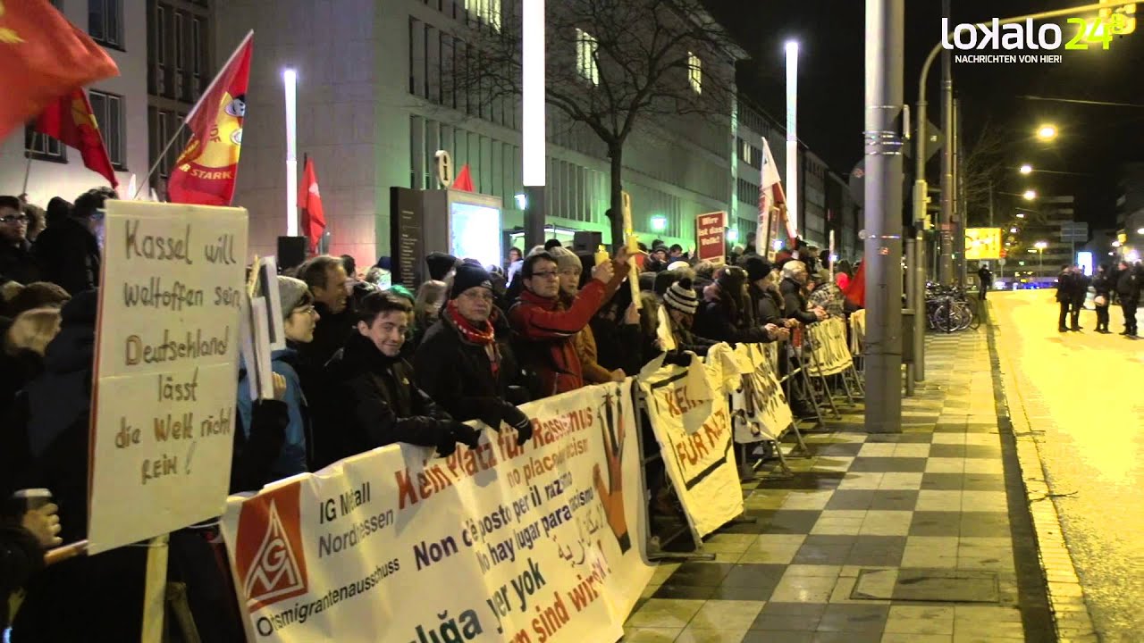 PEGIDA - 12.Januar 2015 Demonstration & Gegendemonstration in Kassel