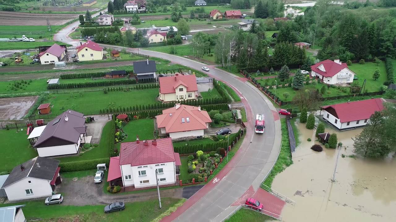 Krosno24.pl - Zalane domy na ulicy Wisze (24.05.2019)